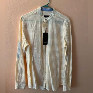 NWT Zara Linen Button Down